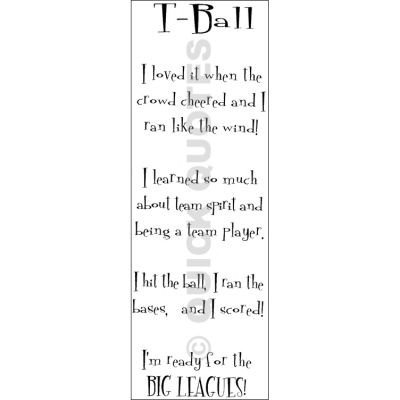Quick Quotes - Vellum T-Ball Quote